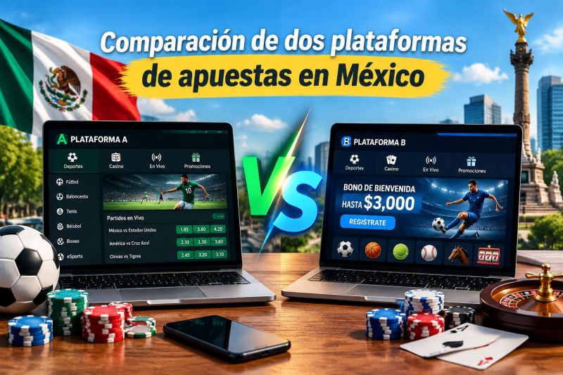 Comparar 1xBet y Strendus: Análisis de dos plataformas de apuestas en México